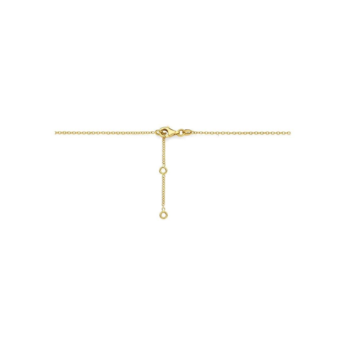14k Gelbgoldcollier mit Perlen