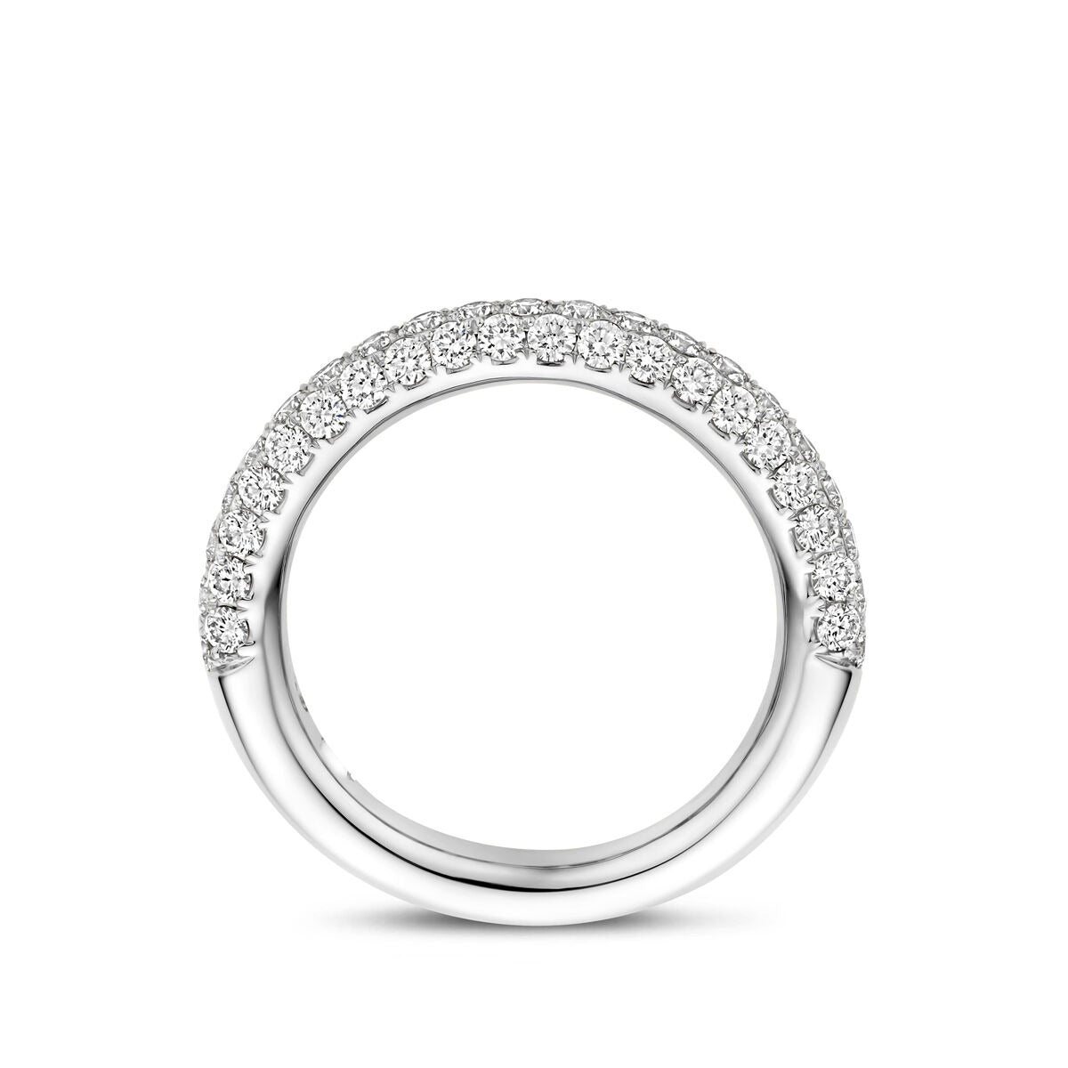 14K Weißgoldring mit Diamant 1,24 Karat