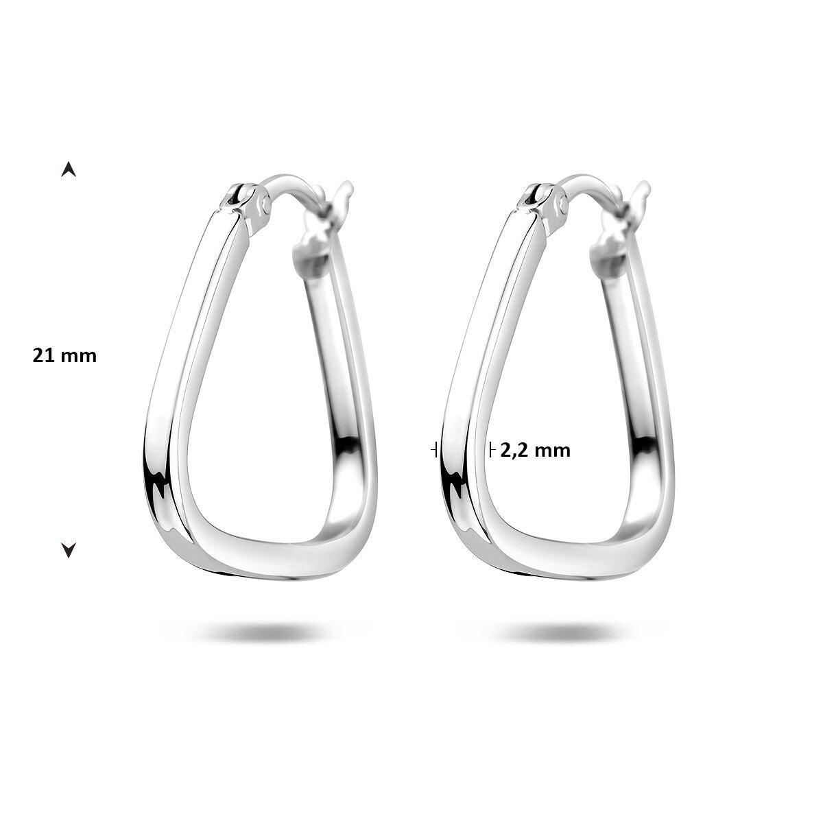 Rhodinierte Silberohrringe – zeitlose Damenohrringe mit edlem Finish