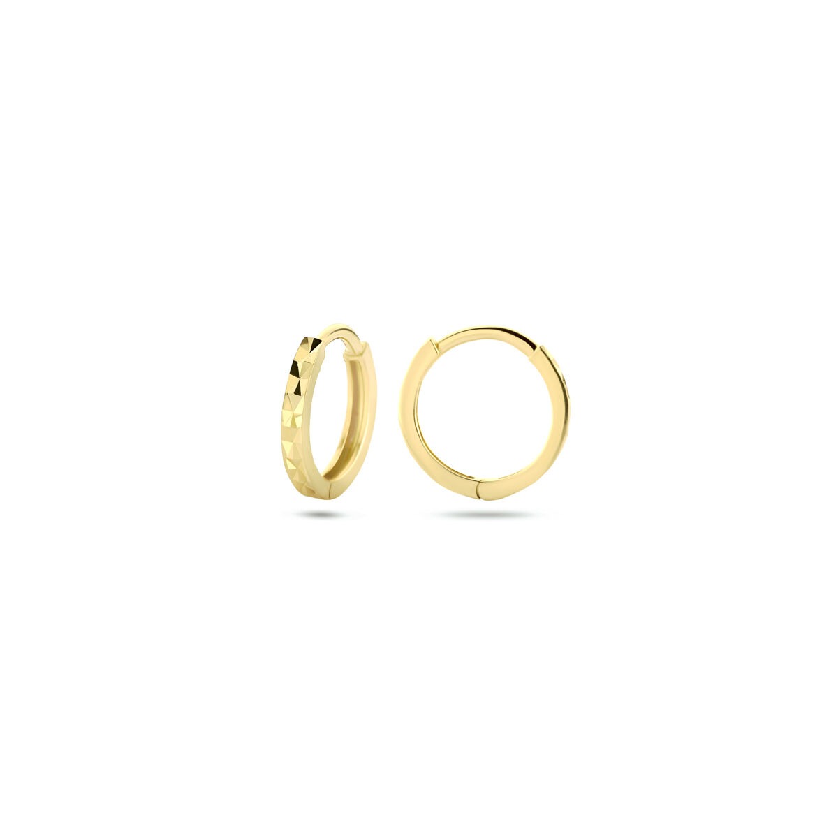 9k Gelbgold Klappcreolen 10,3 mm