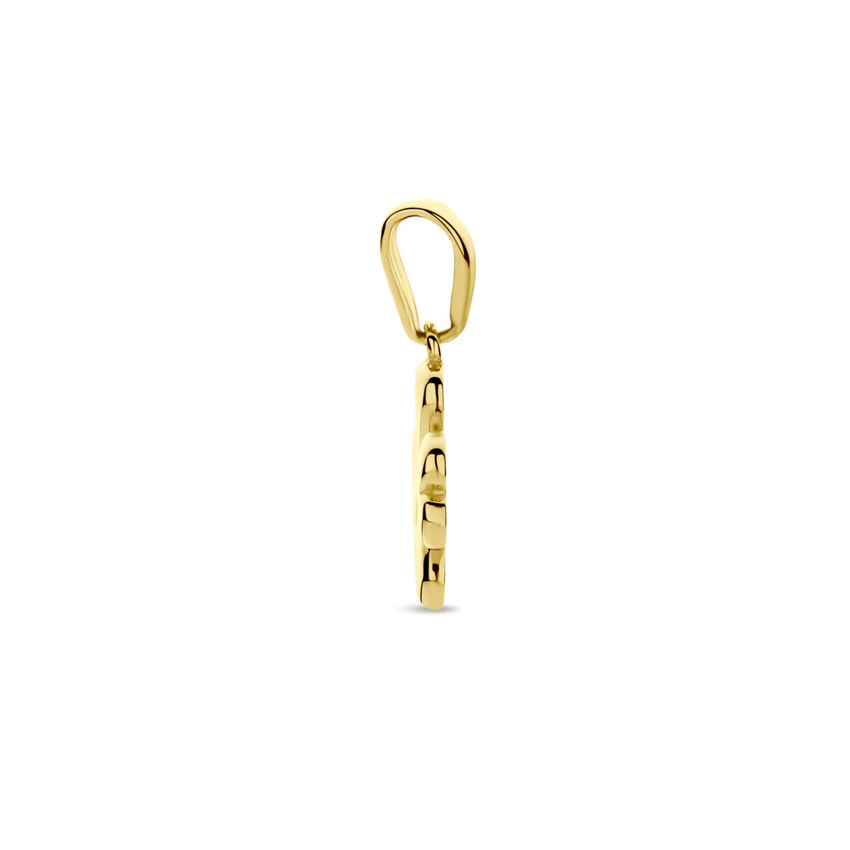 14 Karat Gelbgold Kleeblatt-Anhänger – Glücksbringer in Gold