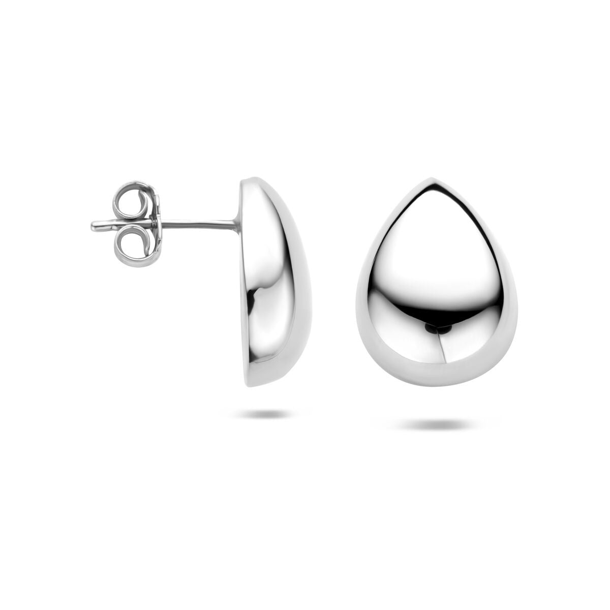Ohrstecker aus Silber in Tropfenform – elegante Schlichtheit