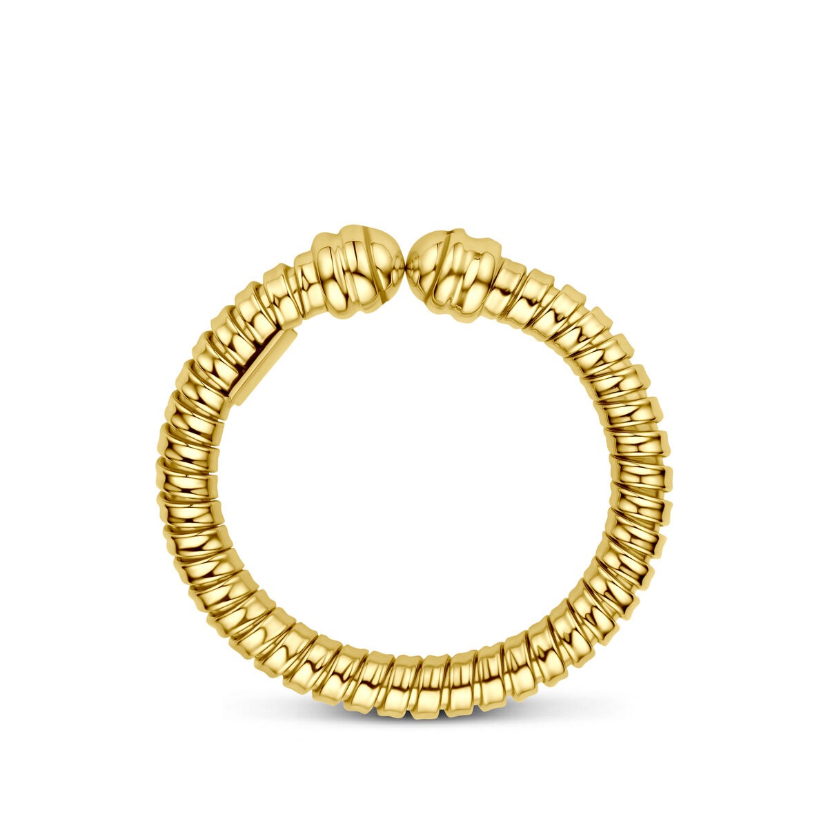 14 Karat Gelbgoldring 3 mm Damen