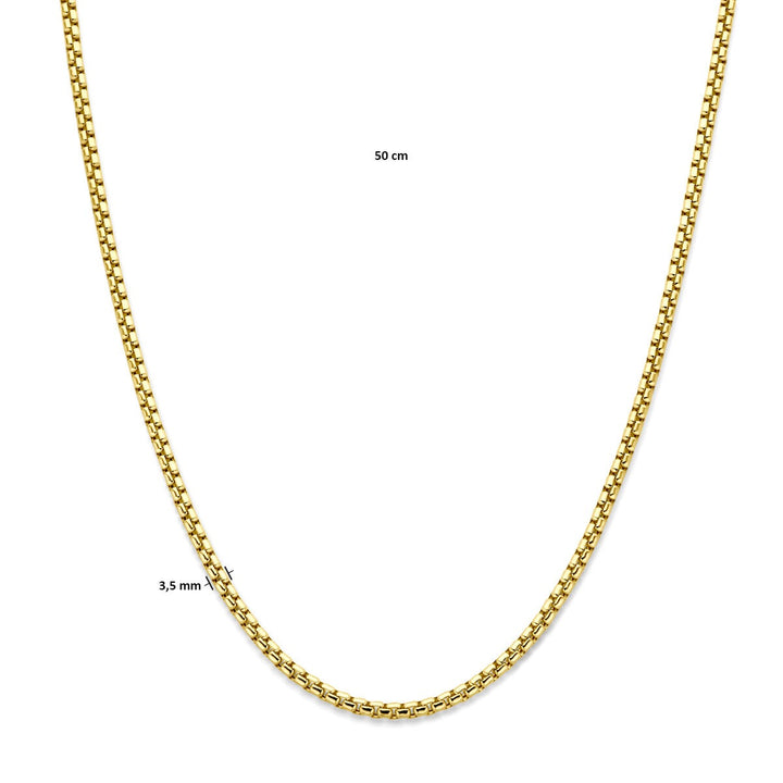 14 K Gelbgoldkette Venezianische Gliederkette