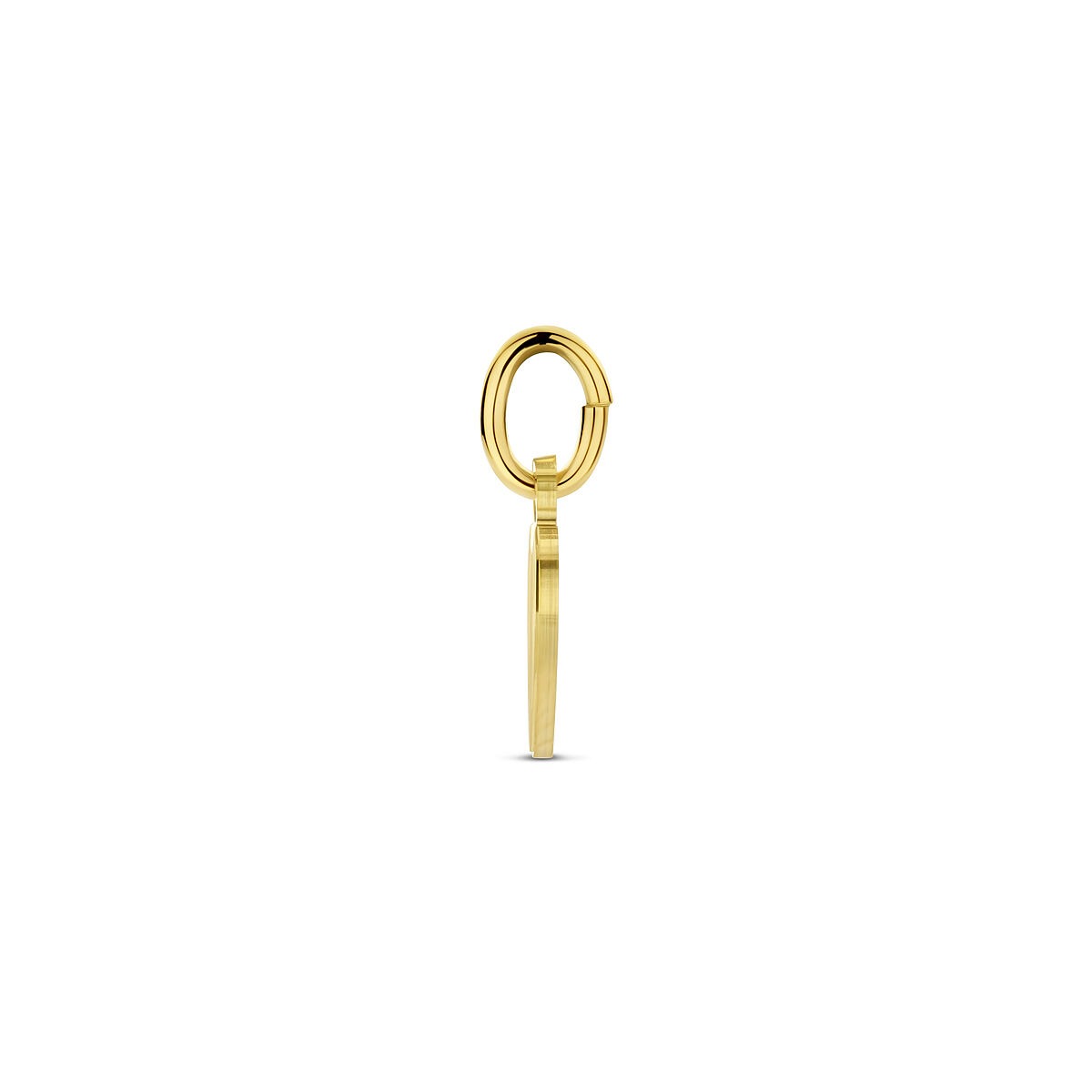 9k Gelbgold Herz Gravuranhänger
