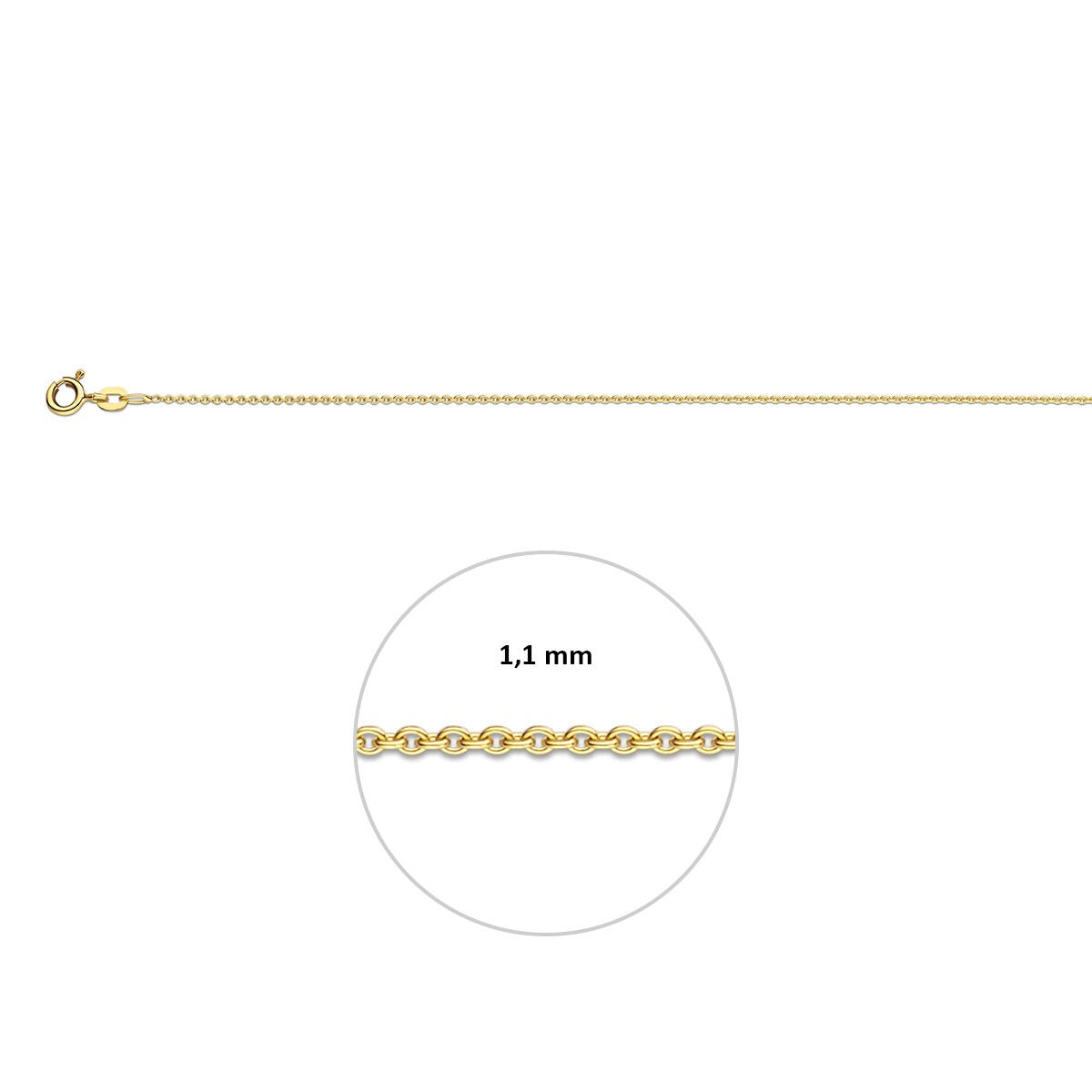 9K Gelbgold Ankerkette