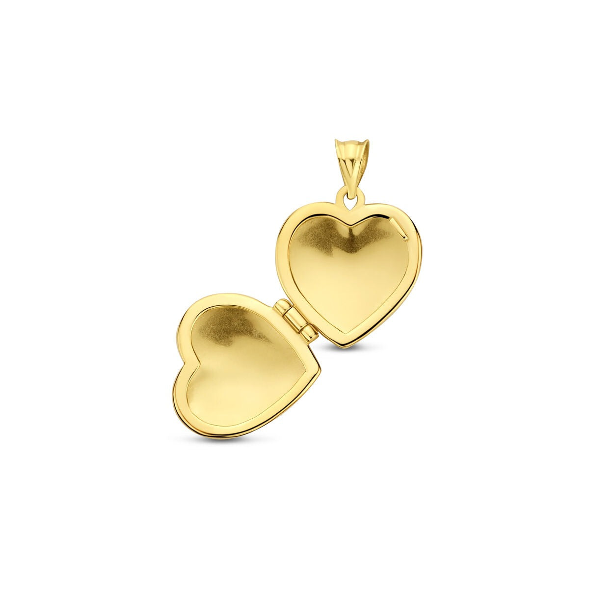 9 Karat Gelbgold Herzmedaillon 15 mm