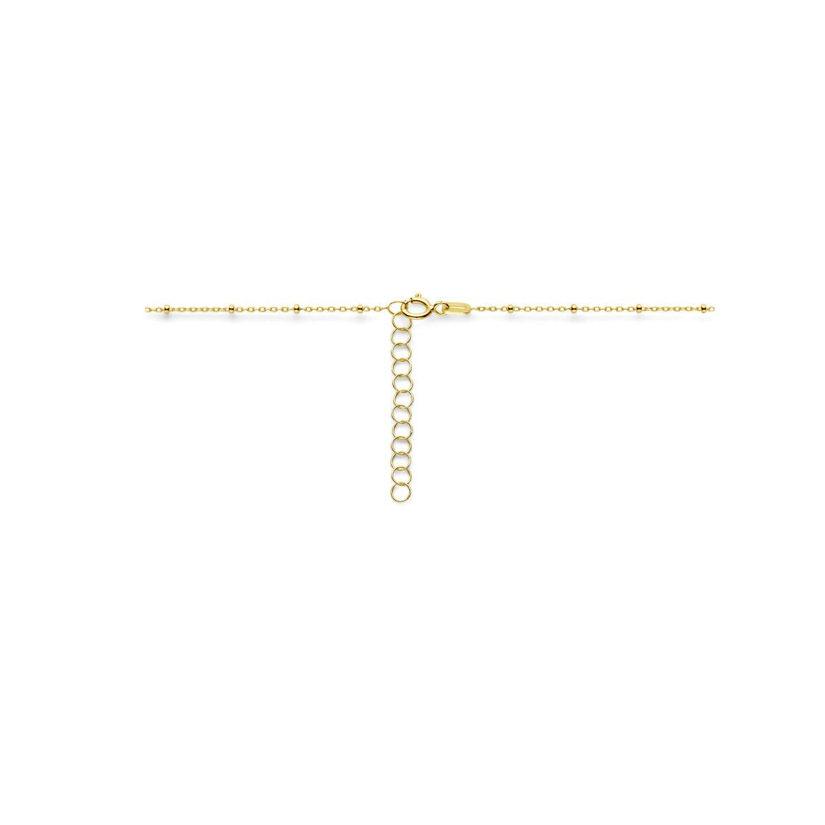 Gelbgoldkette mit Kügelchen-Ankerkettengliedern