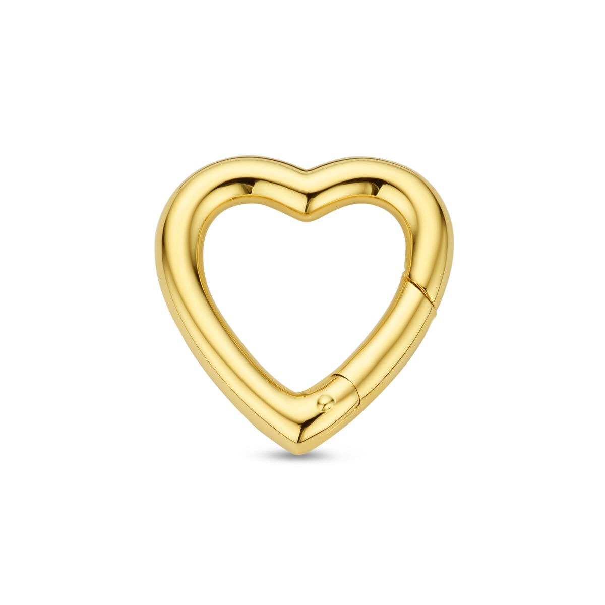 14k Gelbgold-Verbinder Herz