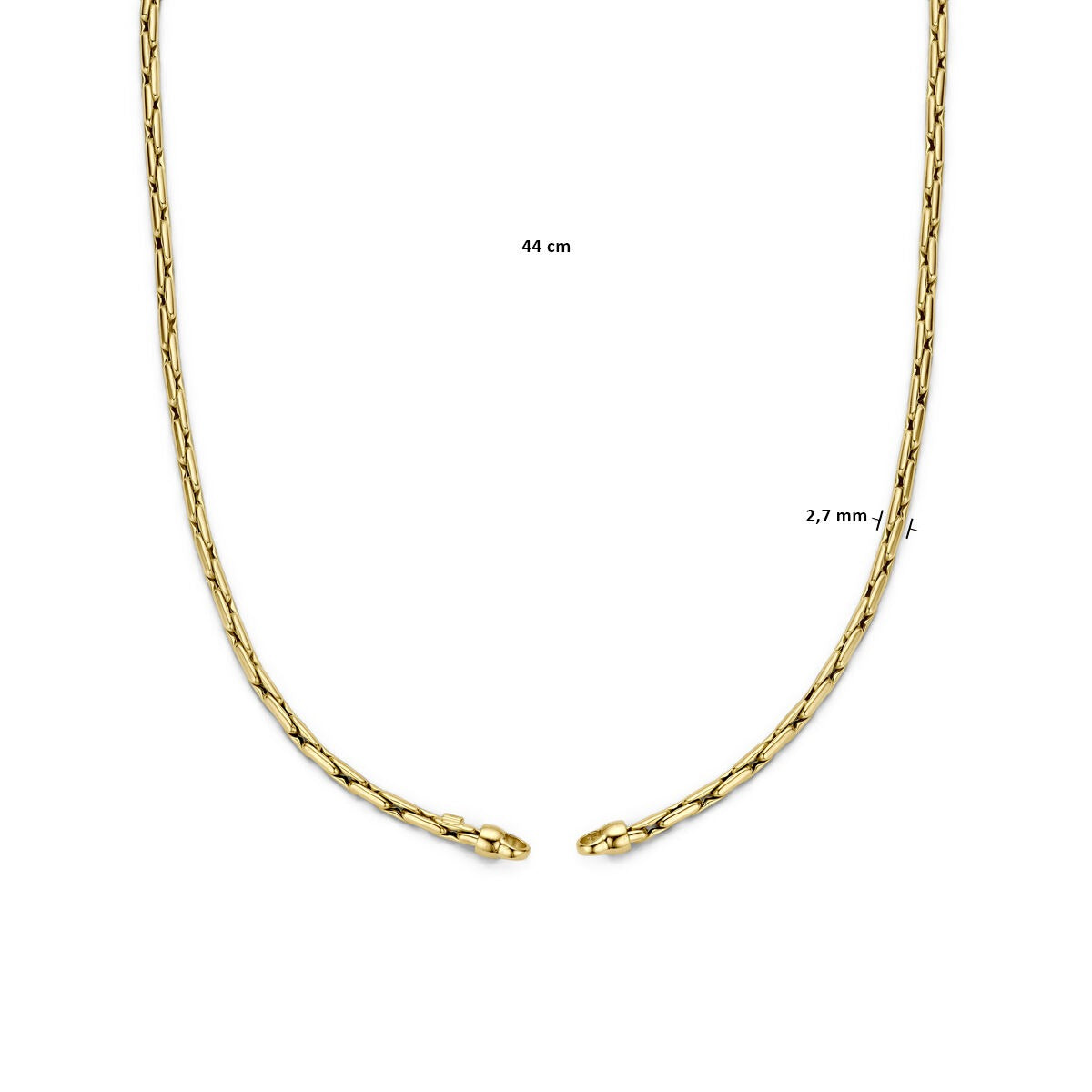 14K Gelbgold Collier ohne Verschluss