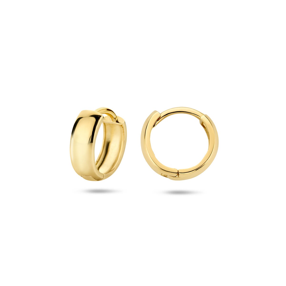 9k Gelbgold Klappcreolen 12 x 3.2 mm