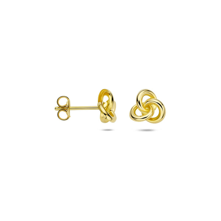 Ohrstecker Knopf 14K Gelbgold