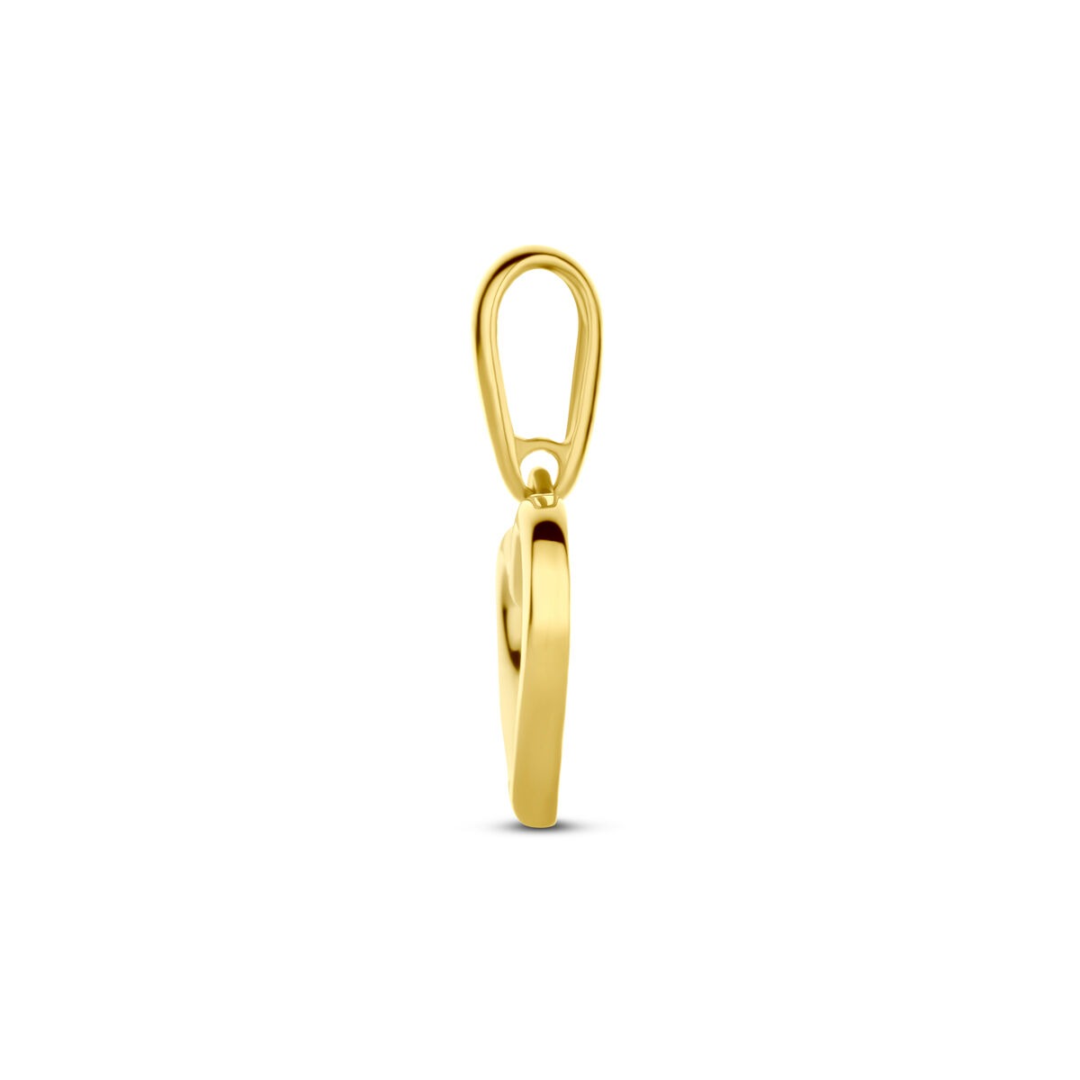 14k Gelbgold-Anhänger mit Herz – Symbol der Liebe