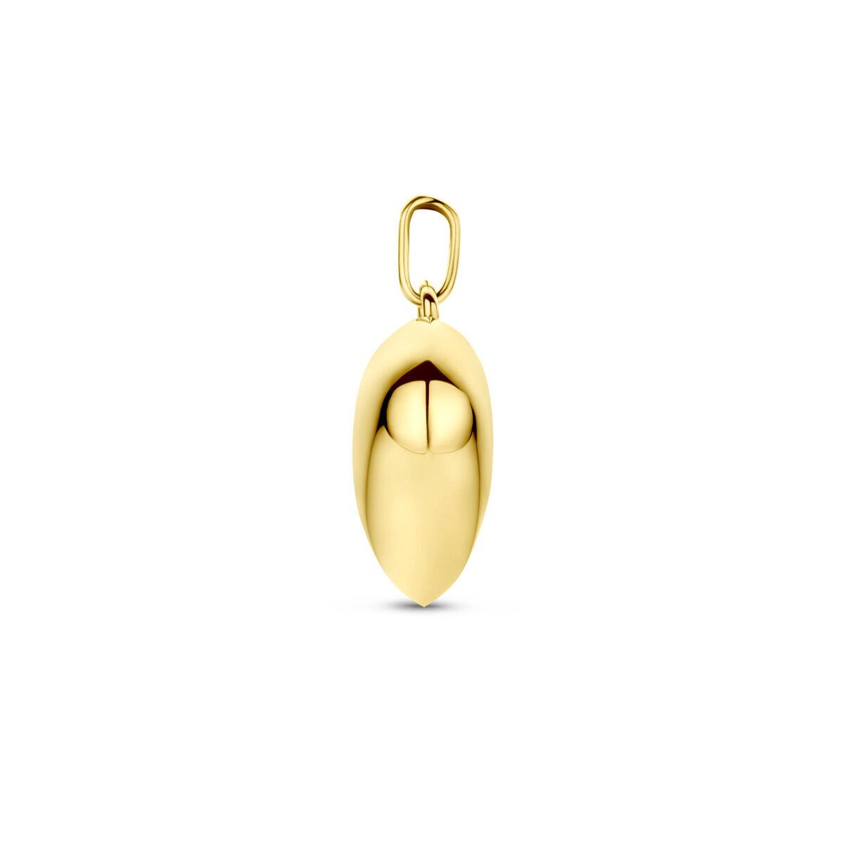 14k Gelbgoldanhänger mit Herz – 19,5mm hoch
