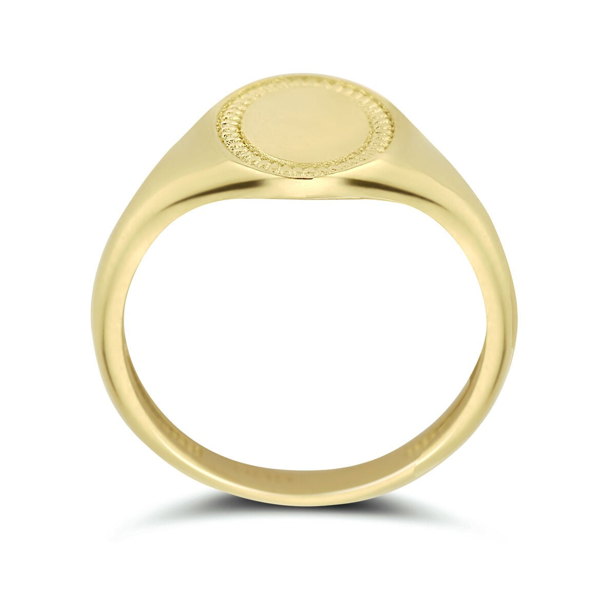 9 Karat Gelbgold Siegelring Oval