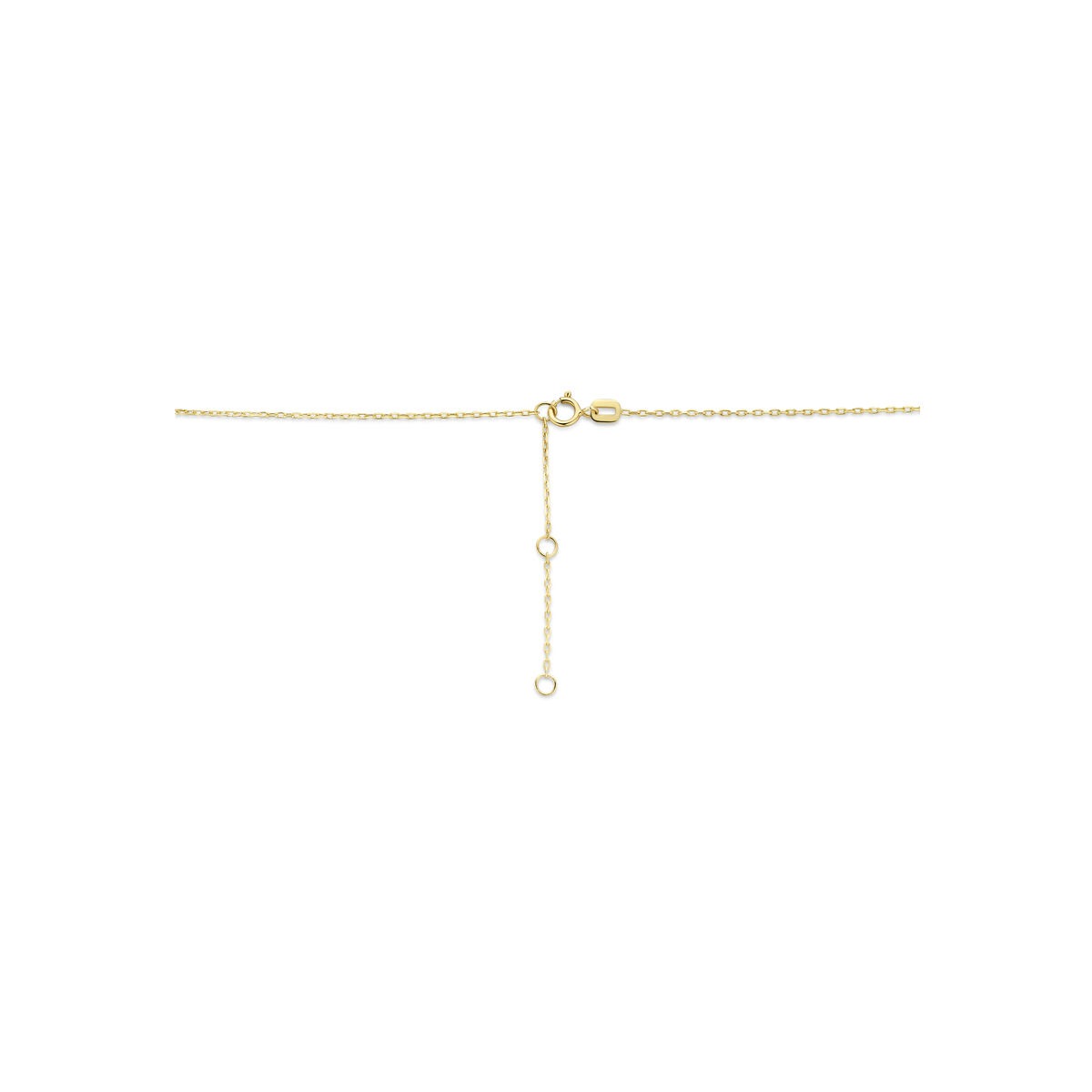 14K Gelbgoldkette mit Herz – Feines Anker-Collier als Symbol der Liebe
