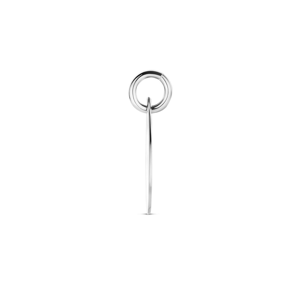 925 Rhodiniertes Silber Gravur-Anhänger Tropfen