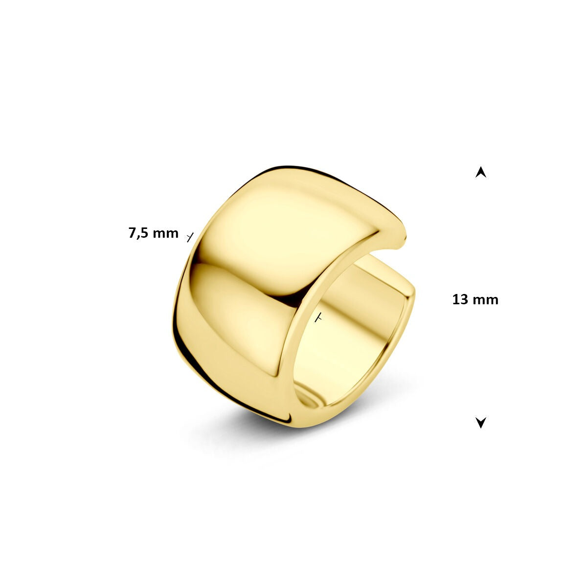 Vergoldeter 925er Silber Ear Cuff