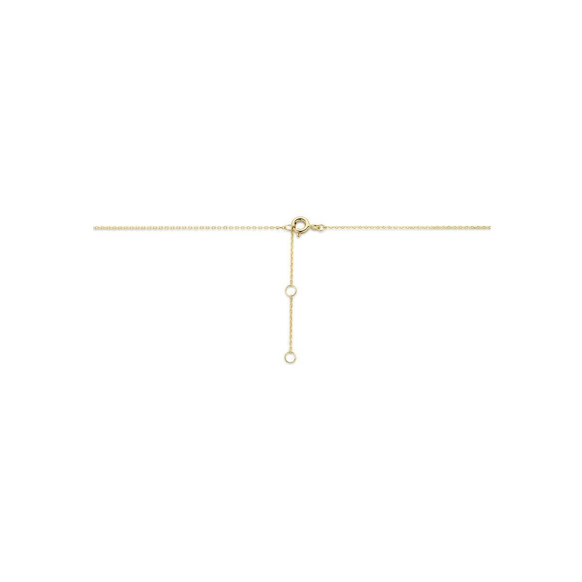 14k Gelbgold Collier mit Unendlichkeitszeichen und Herzen