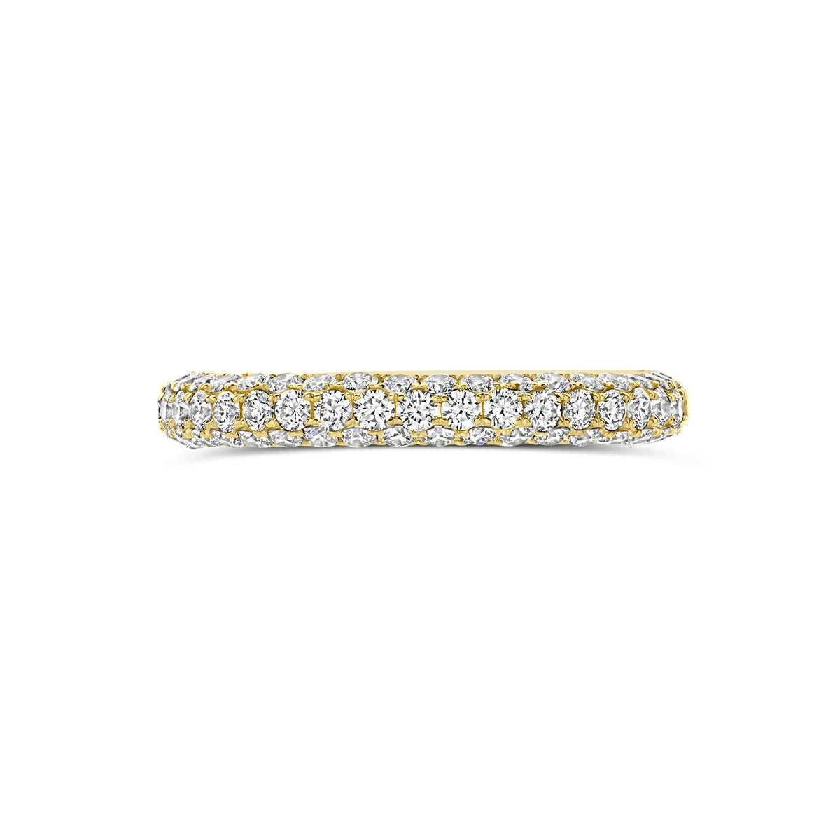 14K Gelbgoldring mit Diamant 1,24ct