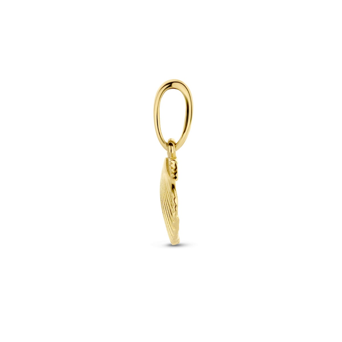 9k Gelbgoldanhänger Muschel