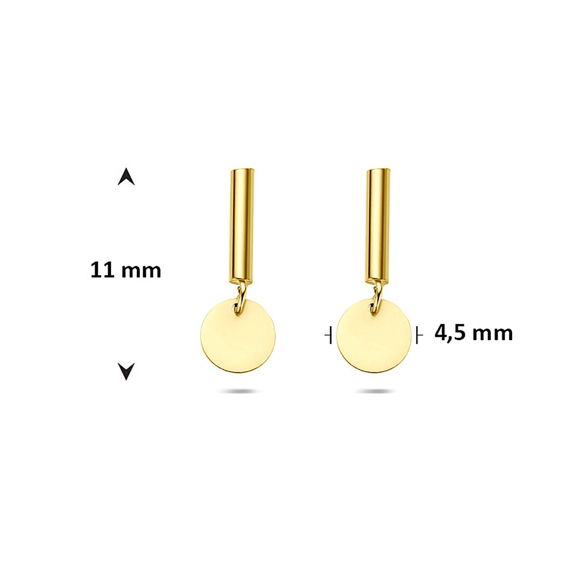 14k Gelbgold Ohrhänger Damen