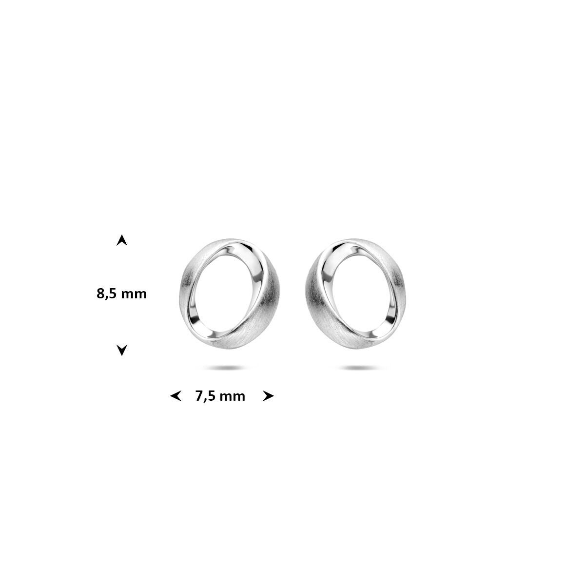 Silberohrstecker – rhodiniert 925