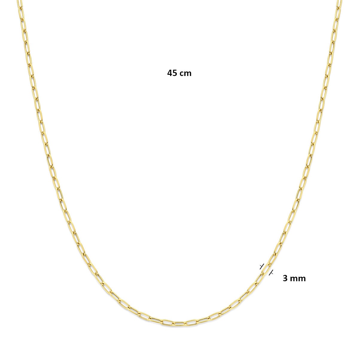 14 Karat Gelbgold Ankerkette