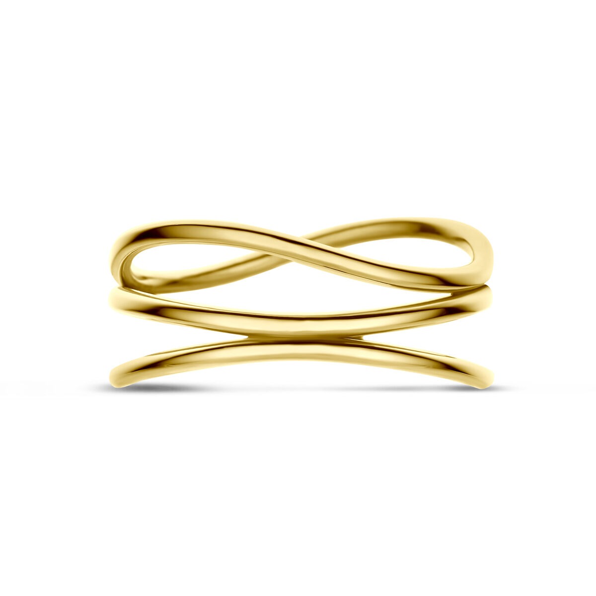 14k Gelbgoldring 8,5 mm Damen
