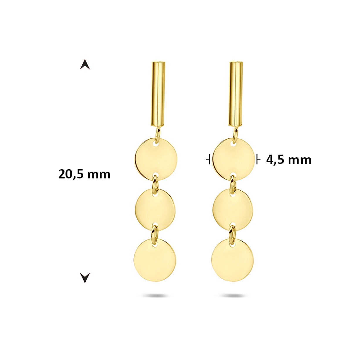 14 K Gelbgold Ohrhänger Damen