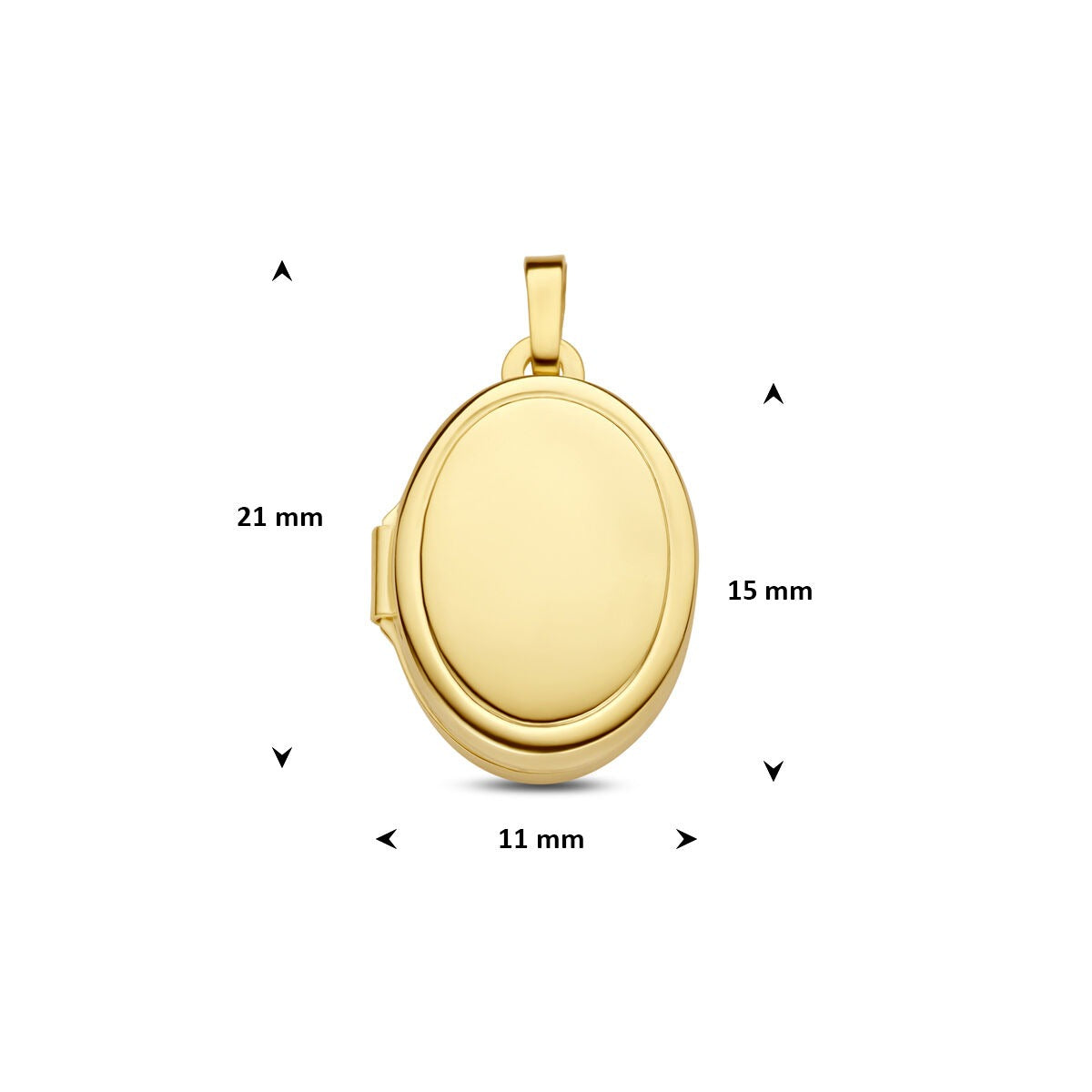9 Karat Gelbgold Medaillon oval