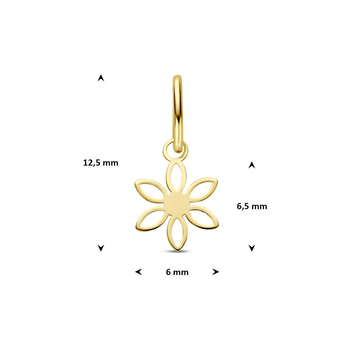 14k Gelbgold-Anhänger Kreuz