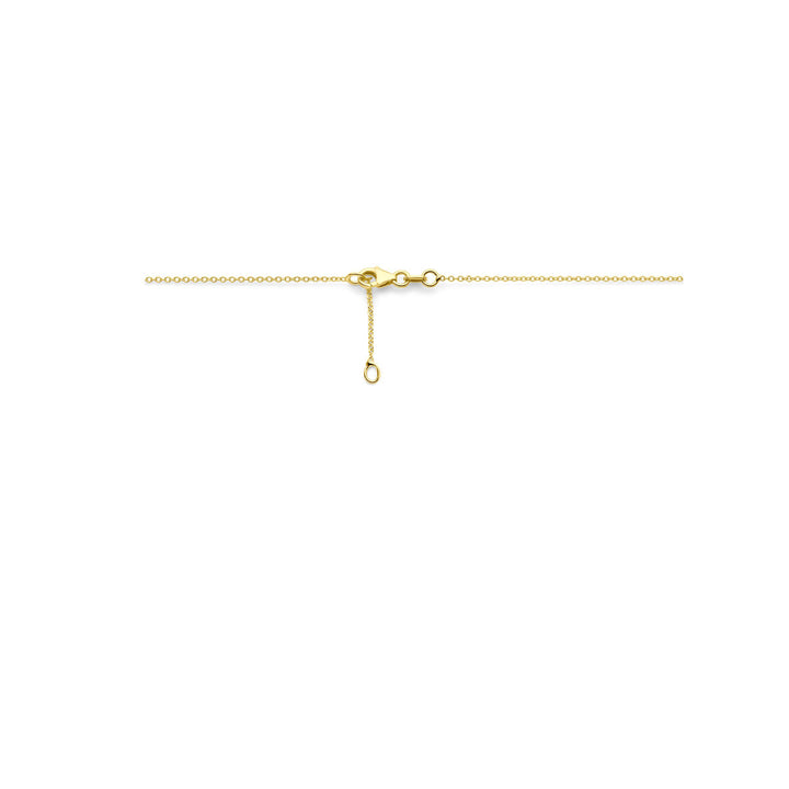 Citrin-Halskette 42 – 44 cm 14K Gelbgold