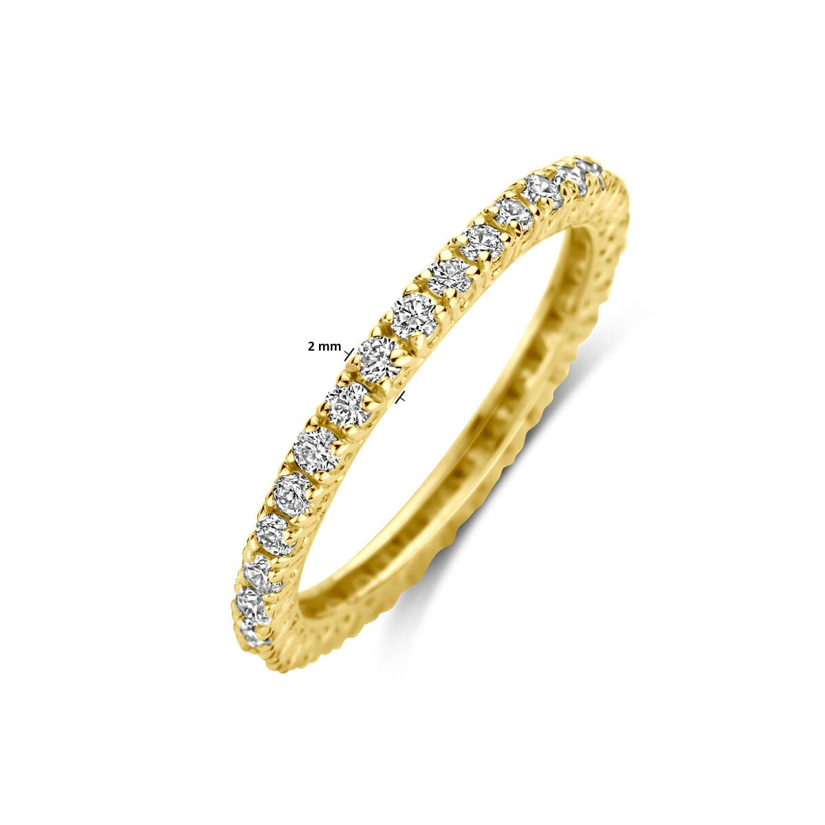14K Gelbgold Alliance Ring mit Diamant – 0.70 ct