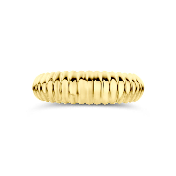 14k Geelgouden ring 6 mm