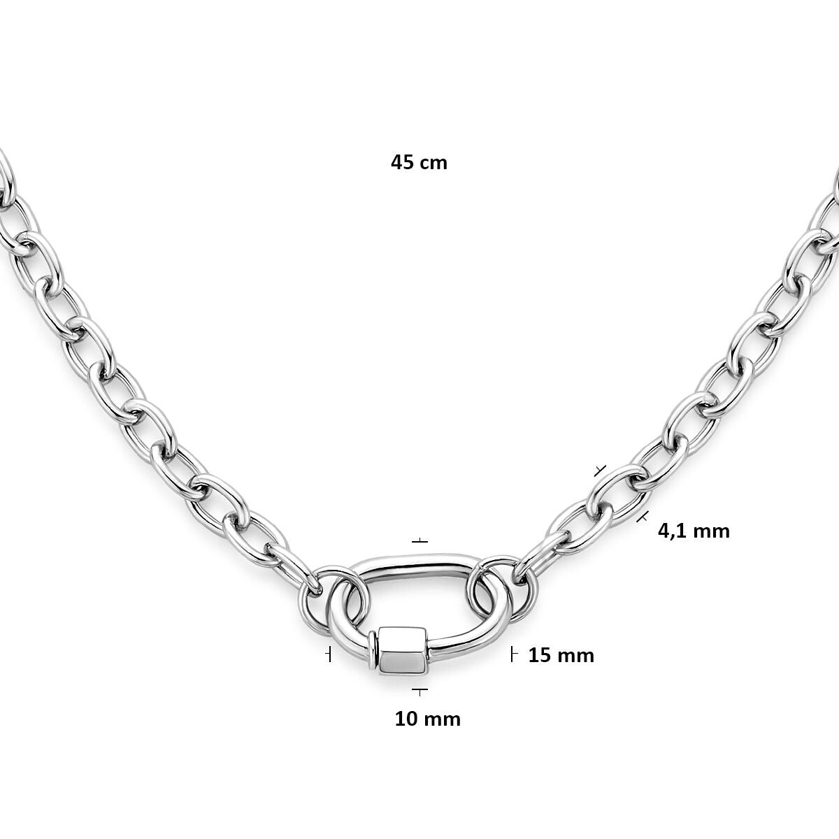 925 Silberkette mit Konnektor