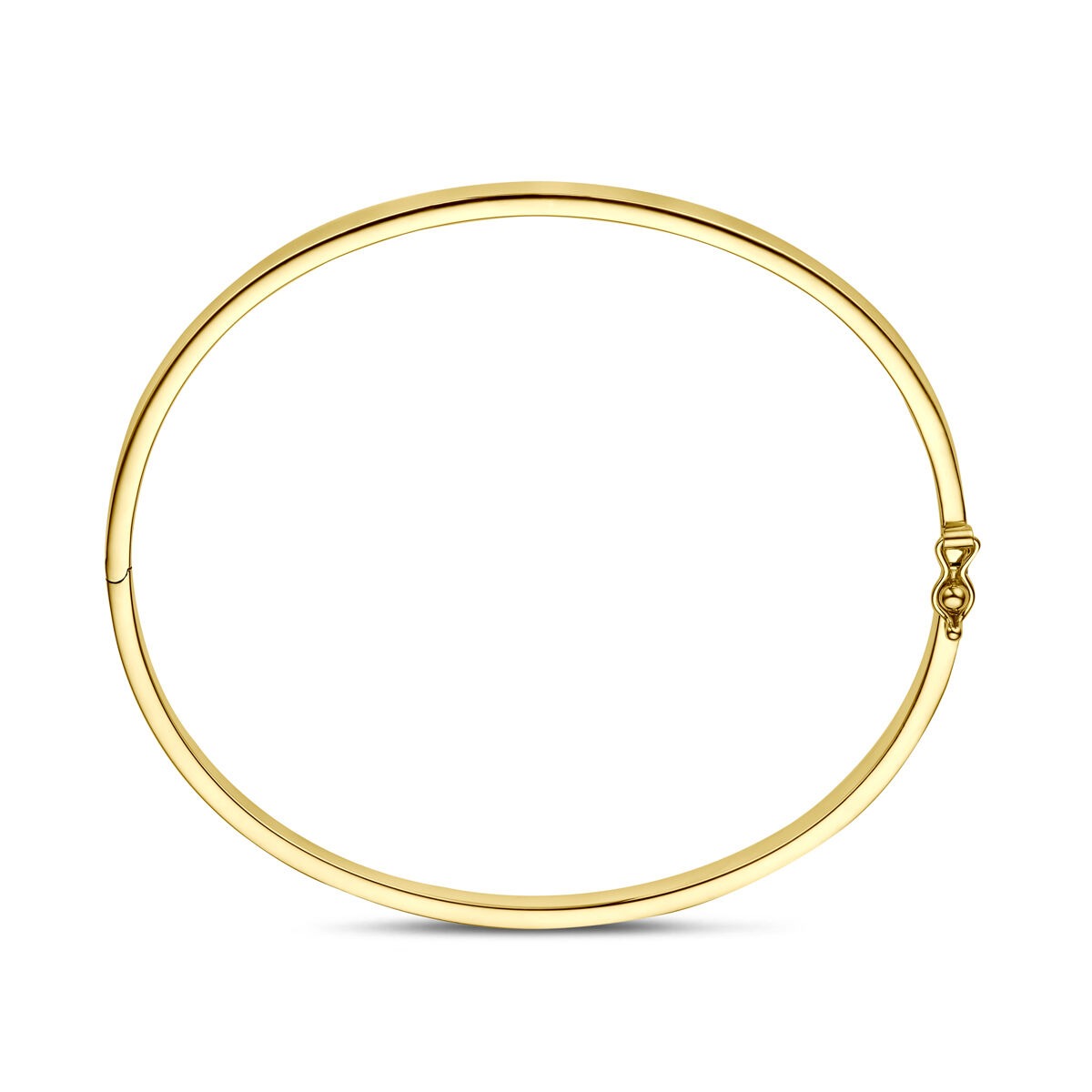 14 Karat Gelbgold Silgold Armreif Damen