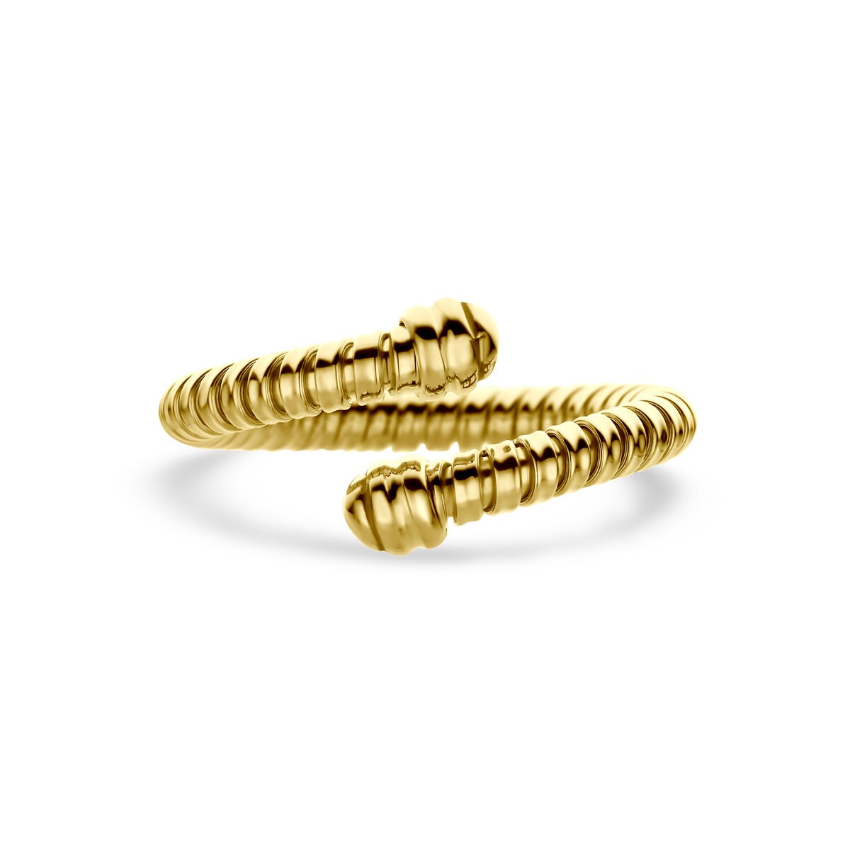 14k Gelbgoldring 11 mm Damen