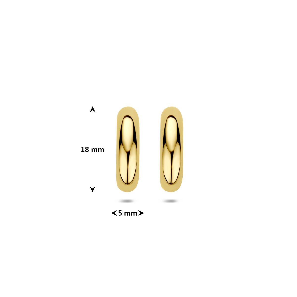 14k Gelbgold Ohrstecker