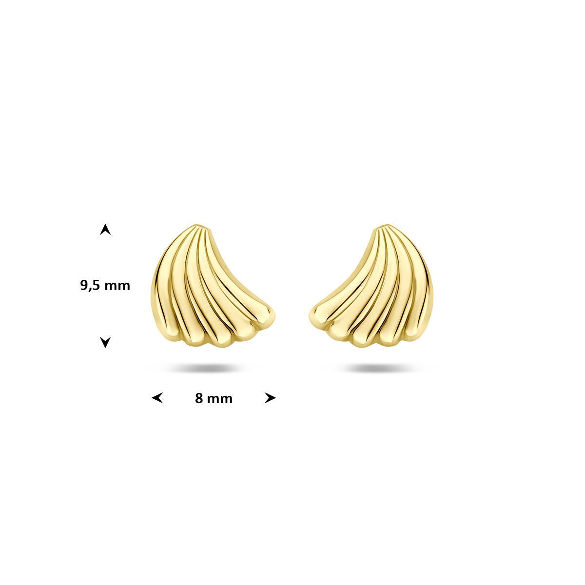 14k Geelgouden oorknopjes