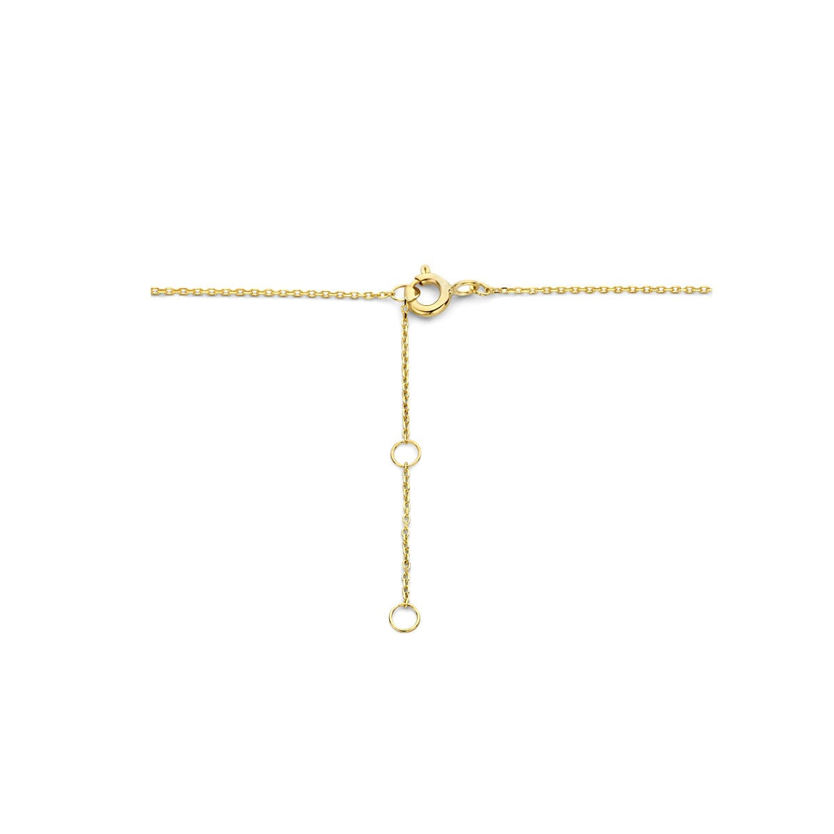 9k Gelbgold Kleeblatt Halskette