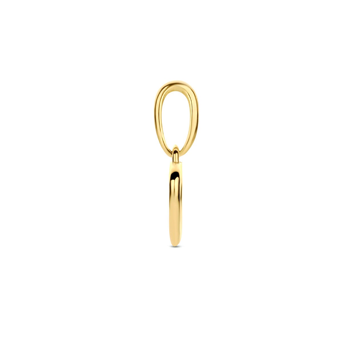 Goldener Herzanhänger – 9K Gelbgold-beschichtet