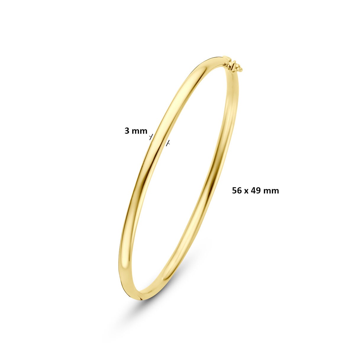 14 Karat Gelbgold Silgold Armreif Damen