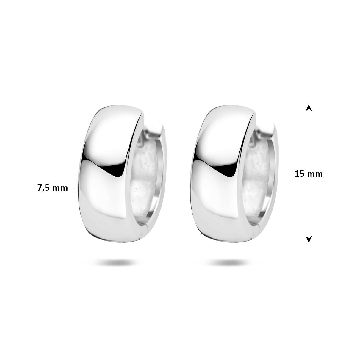 925er Silber Klappcreolen