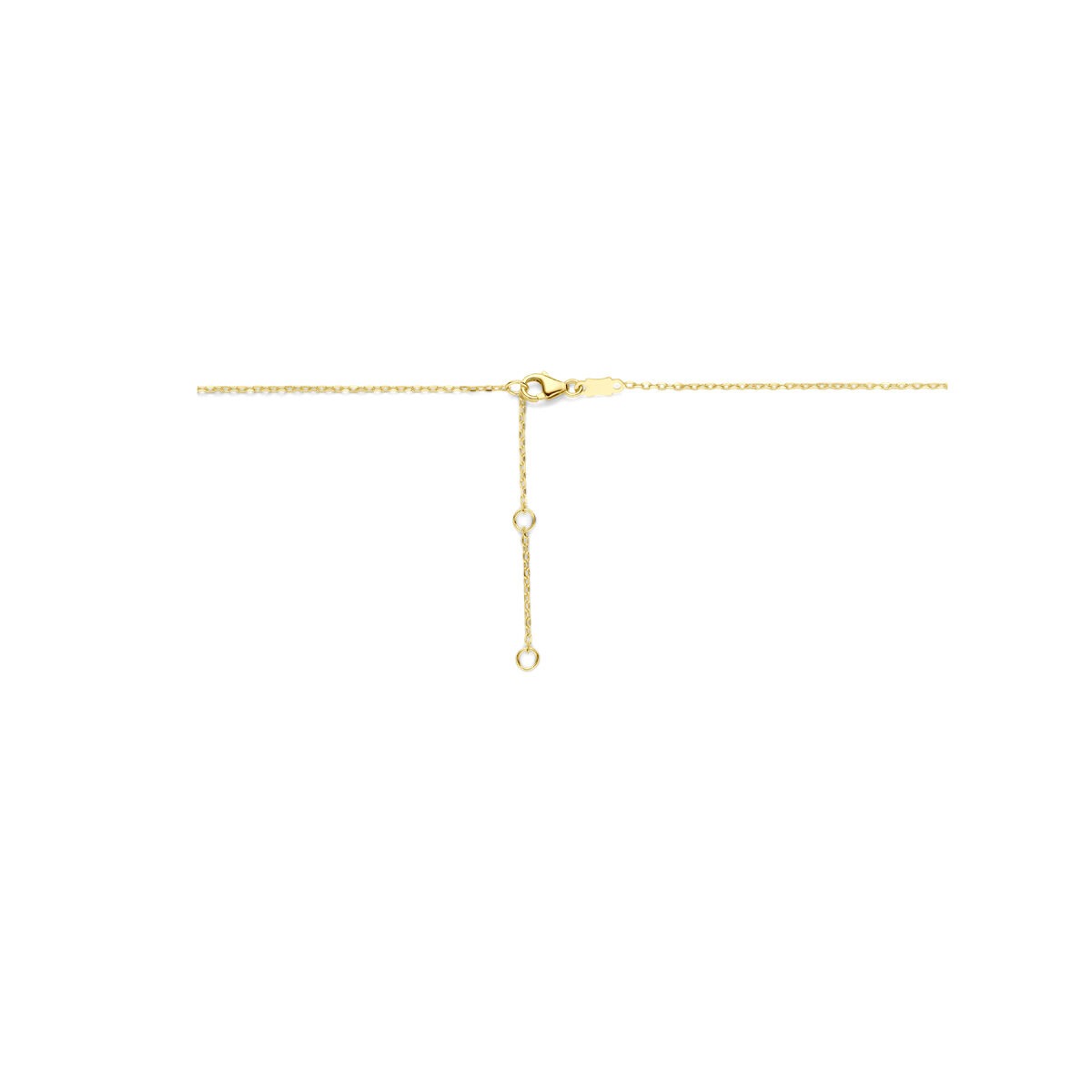 14k Gelbgold-Collier mit Onyx – kraftvoll und elegant