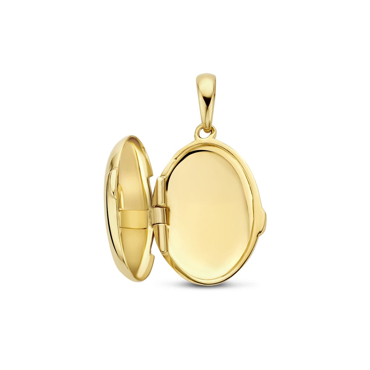 14k Gelbgold Medaillon Oval