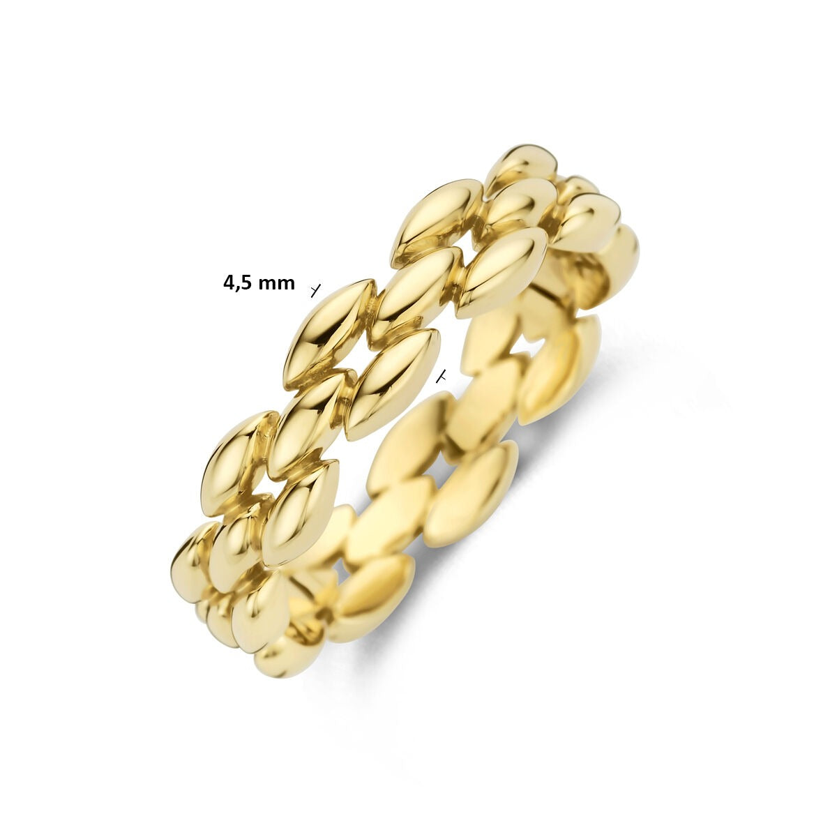 14k Gelbgold Damenring