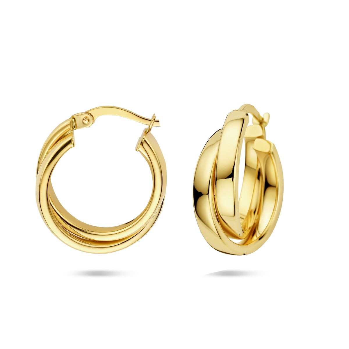 Goldohrringe – 14 Karat Gelbgold