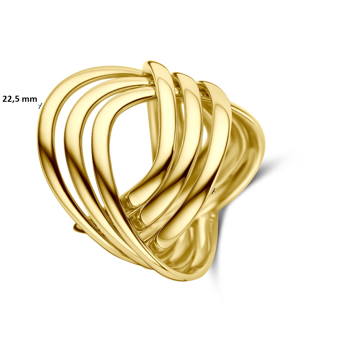 14k Gelbgold Damenring