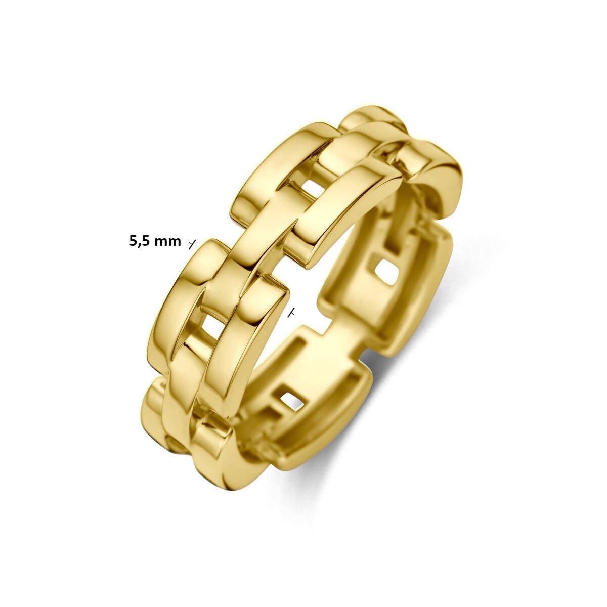 14k Gelbgold Damenring